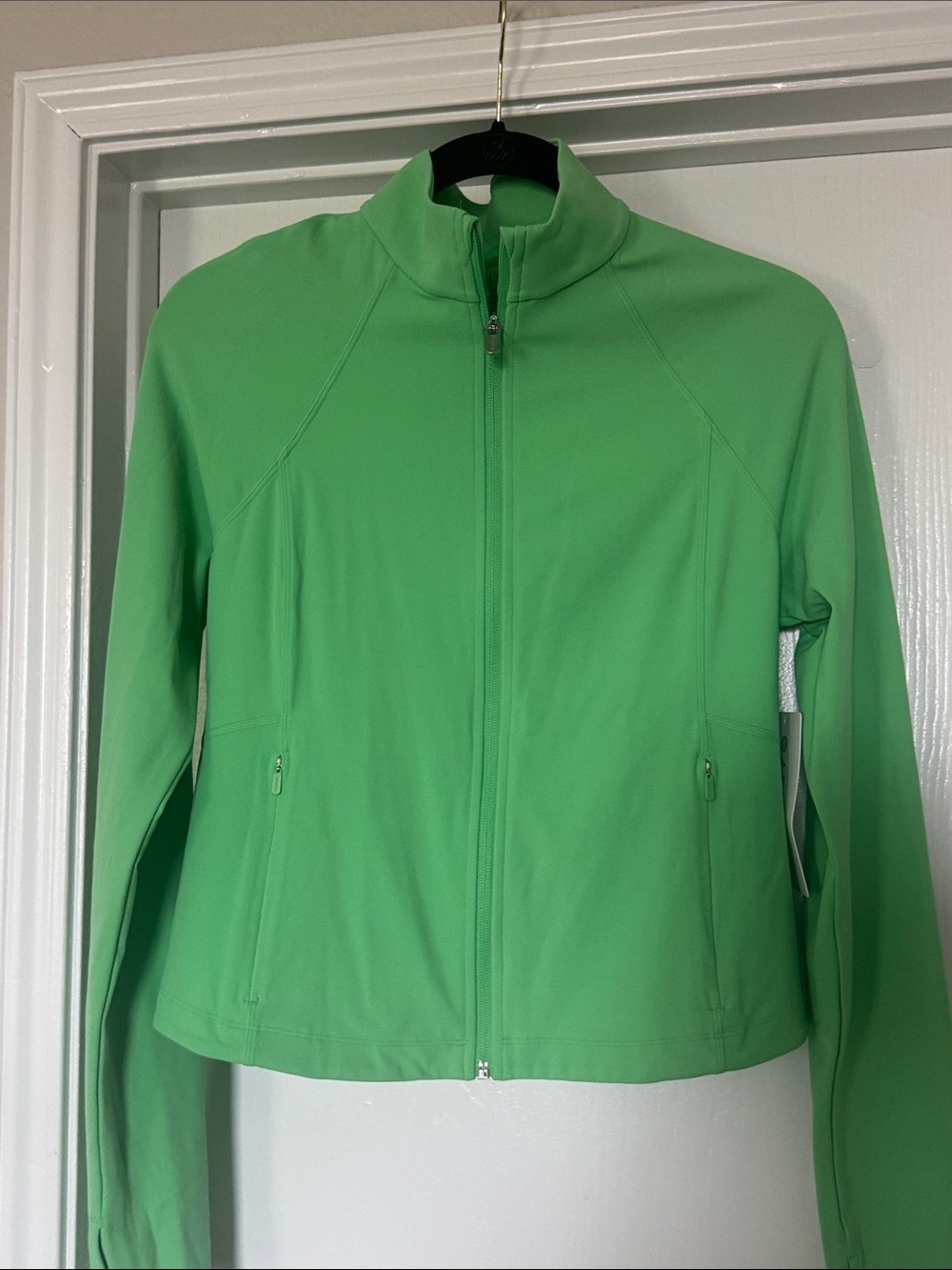 Salutation Crop Jacket - Bright Green